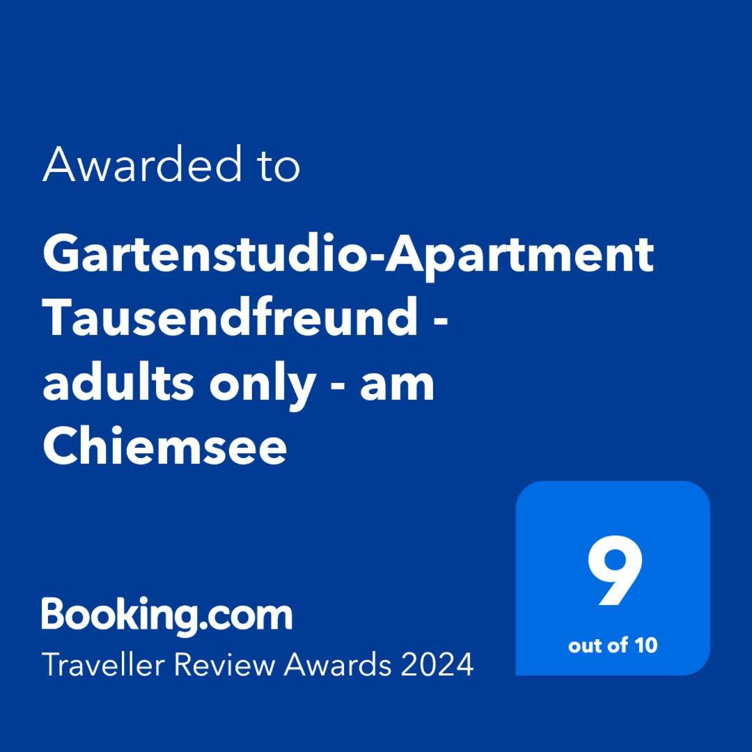 Gartenstudio-Apartment Tausendfreund - Adults Only - Am Chiemsee Breitbrunn am Chiemsee Luaran gambar